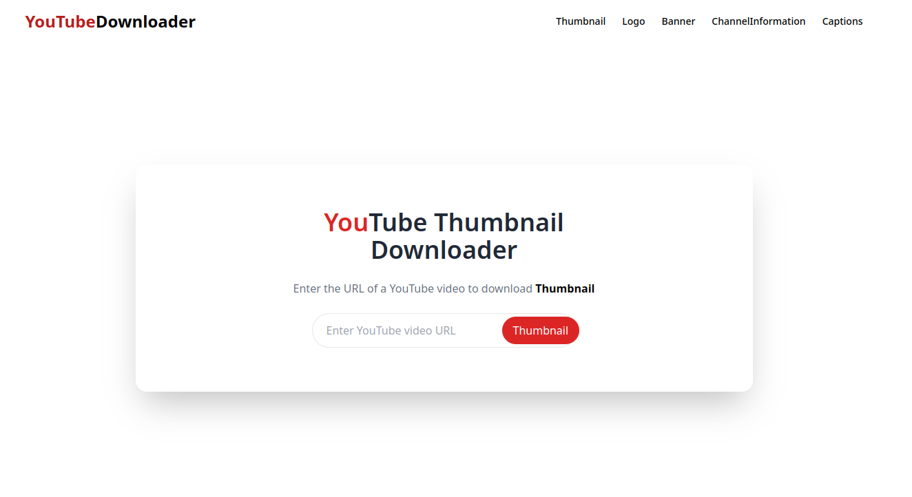 Thumbnail for YouTube downloader